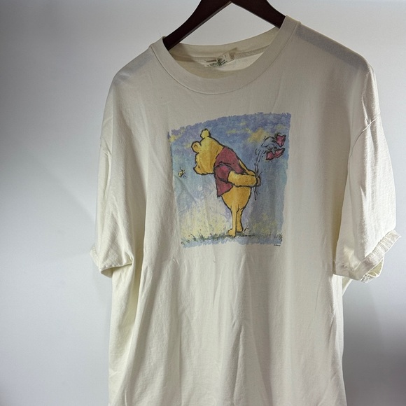 Disney Vintage 90’s Winnie the Pooh Plant the Earth T-shirt - Picture 1 of 10